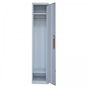 HG-030L-01 ຫ້ອງການເຫຼັກກ້າລາຄາຖືກ locker ປະຕູດຽວປອດໄພບໍ່ມີ screws ພະນັກງານ locker