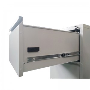 HG-003-B-4D 4 Drawer Metal Fileing Cabinet Flat Packed Structure Powder Coating Finish