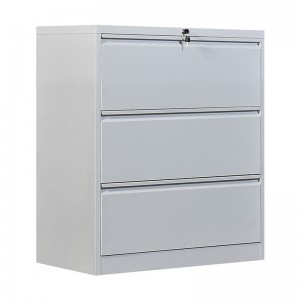 HG-005-A-3D Opisina Muwebles Lockable lateral metal steel 3 drawer nagbitay filing cabinet