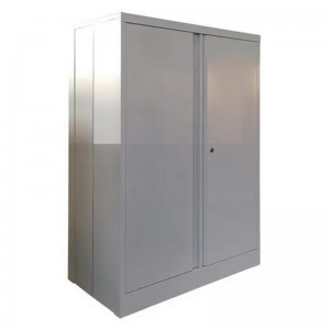 HG-F001 Mfe Mfe Mgbakọ Metal mpịachi Mpempe akwụkwọ nchekwa Cabinet Steel Foldable cupboard