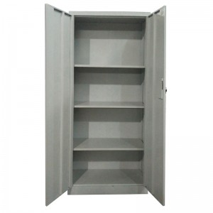 HG-F002-3 Easy Assemble Steel Iron Metal Office Furniture Foldable Storage Cupboard Cabinets 36 ” W X 18 ” D X 72 ” H Size