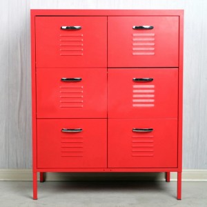 HG-6D Bedroom storage chest drawer furniture 6 drawer cabinet