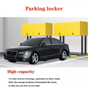 HG-CWG-0 Steel Car Parking Storage Locker Over Bonet Kereta Lebar 2300mm Kunci Kata Laluan Elektronik