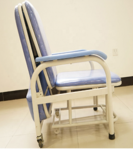 HG-B01-C4 Logam baja rumah sakit klinik resepsi kantor mebel kursi lipat