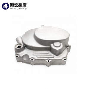 Cina pabrik OEM layanan die casting aluminium sepeda motor perumahan heat sink penutup mesin