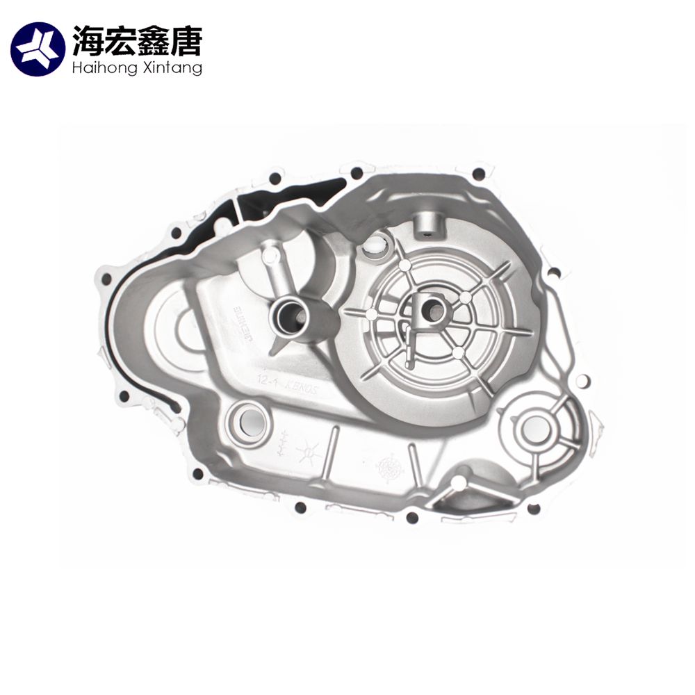 100% Original Ac Compressor Wall Mount Bracket - OEM service aluminum die casting car engine hood cover for motorcycle parts – Haihong detail pictures