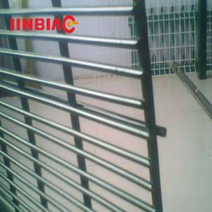 របងសុវត្ថិភាពខ្ពស់ ស័ង្កសី 358 របង welded wire mesh panel fencing