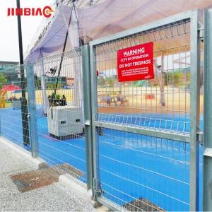 BRC rolled top wire mesh fence for house