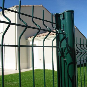 Original Factory China High Quality 3D Curved PVC Coated Triangle Bending Welded Wire Mesh Fence for Garden