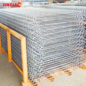 Triangle bending wire mesh fence