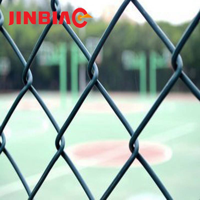 Top Quality Diamond Mesh Fence Wire Fencing - Cheap galvanized Fence used chain link fence galvanized for sale factory – Jinbiao