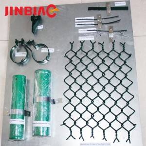 Pvc coated metal chain link fence and steel garden fence design