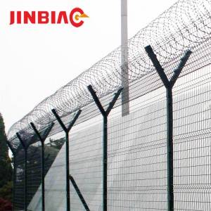 Евтина галванизирана безбедносна ограда на аеродромот