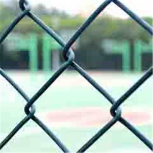 High definition China Diamond Shape Galvanized Chain Link Wire Mesh Fencing