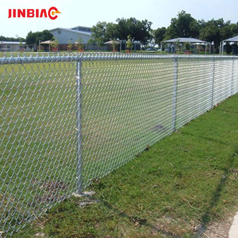 Wholesale Discount Geogrid Fence – Galvanized diamond chain link fence wholesale – Jinbiao