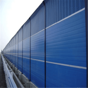 Factory Cheap Hot China Galvanized Painting Green Highway /Railway Sound/Noise Barrier Factory