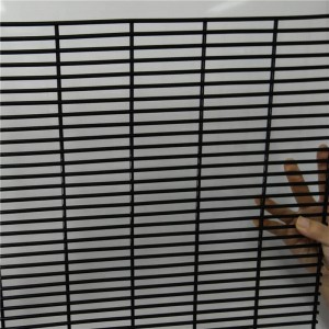 Factory Free sample China 10FT High Security Anti-Climbing Hot Dipped Galvanized 358 Welded Wire Mesh Fencing for Oil Refinery