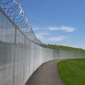 China OEM China Horizontal Modern Black Chain Link Fence Slats Aluminium Slat Fences for Garden