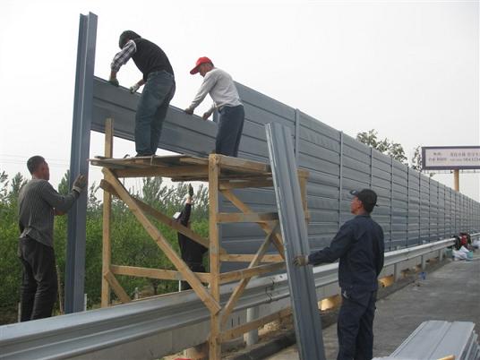 Sound barrier construction: detailed steps of the sound barrier installation scheme