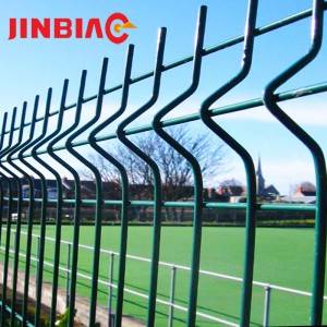 Factory supply high quality galvanized and pvc coated welded wire mesh fence