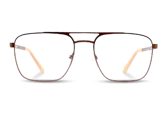 Gentlemansquare metal double bridge glasses