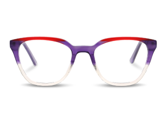 Damskie, modne, kolorowe okulary z acetatu