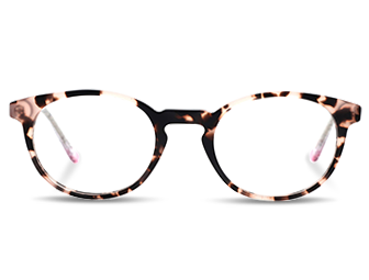 Patterned Acetate Round optical glasses