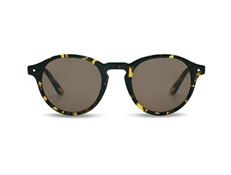 Elegantní a ženské acetátové anti-uv sluneční brýle s kulatým tvarem očí