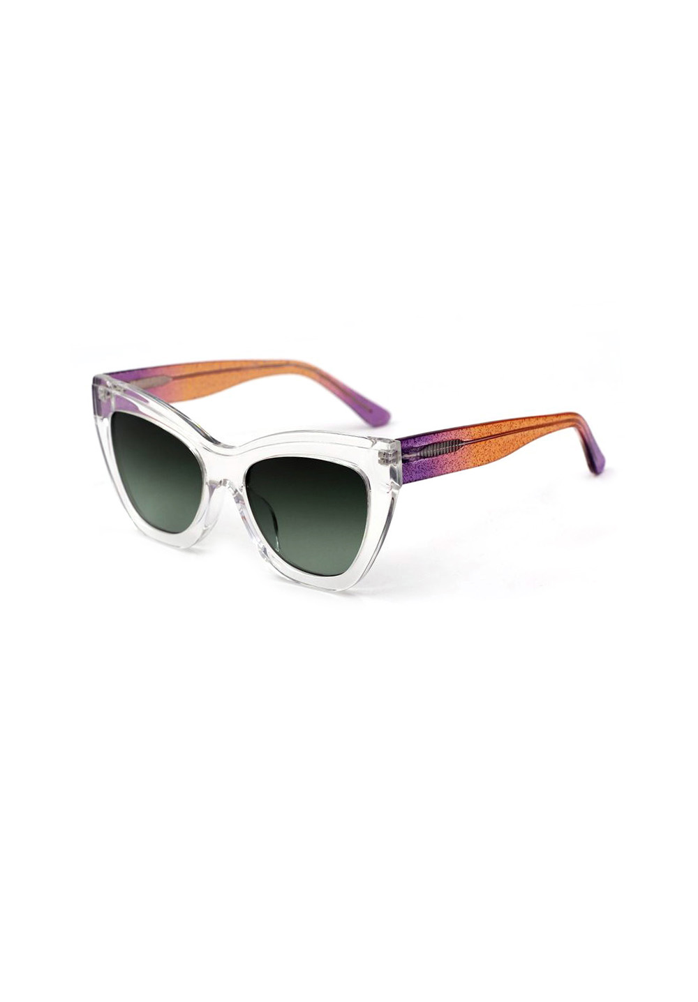 Female fashion sunglasses in colors acetate