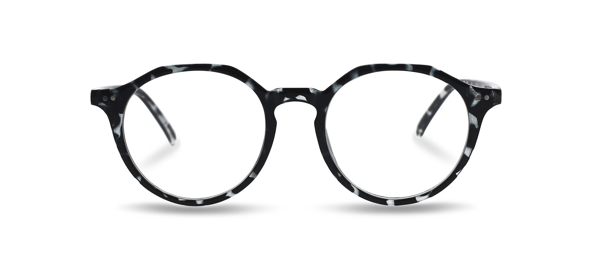 Kacamata antik berwarna biru muda