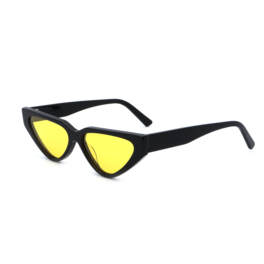 Trendy Cat Eye Narrow Frame Sunglasses for Women