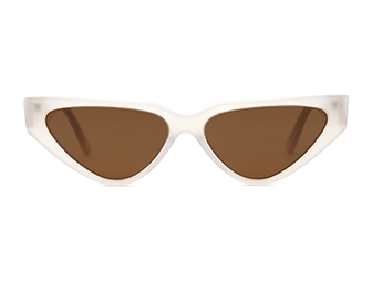 Модные женские солнцезащитные очки в узкой оправе «кошачий глаз»