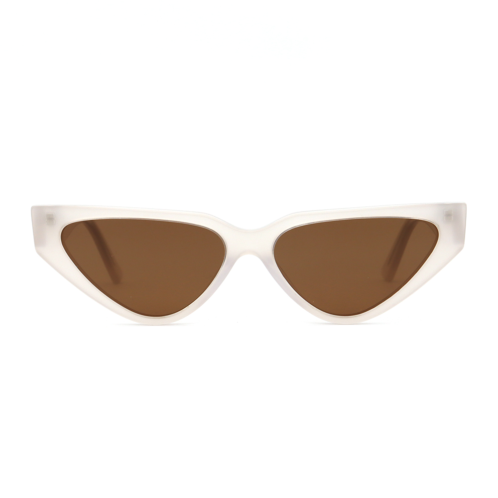 Trendy Cat Eye Narrow Frame Sunglasses for Women