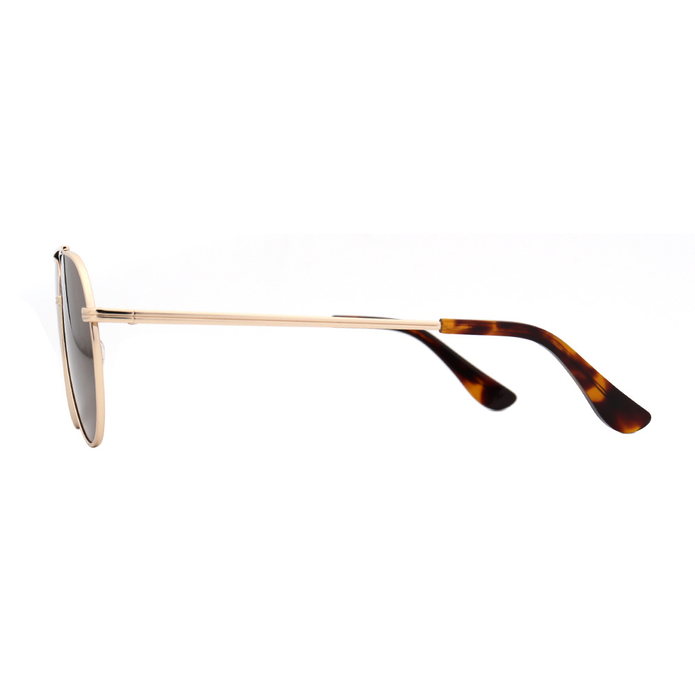 Modern aviator metal unisex sunglasses