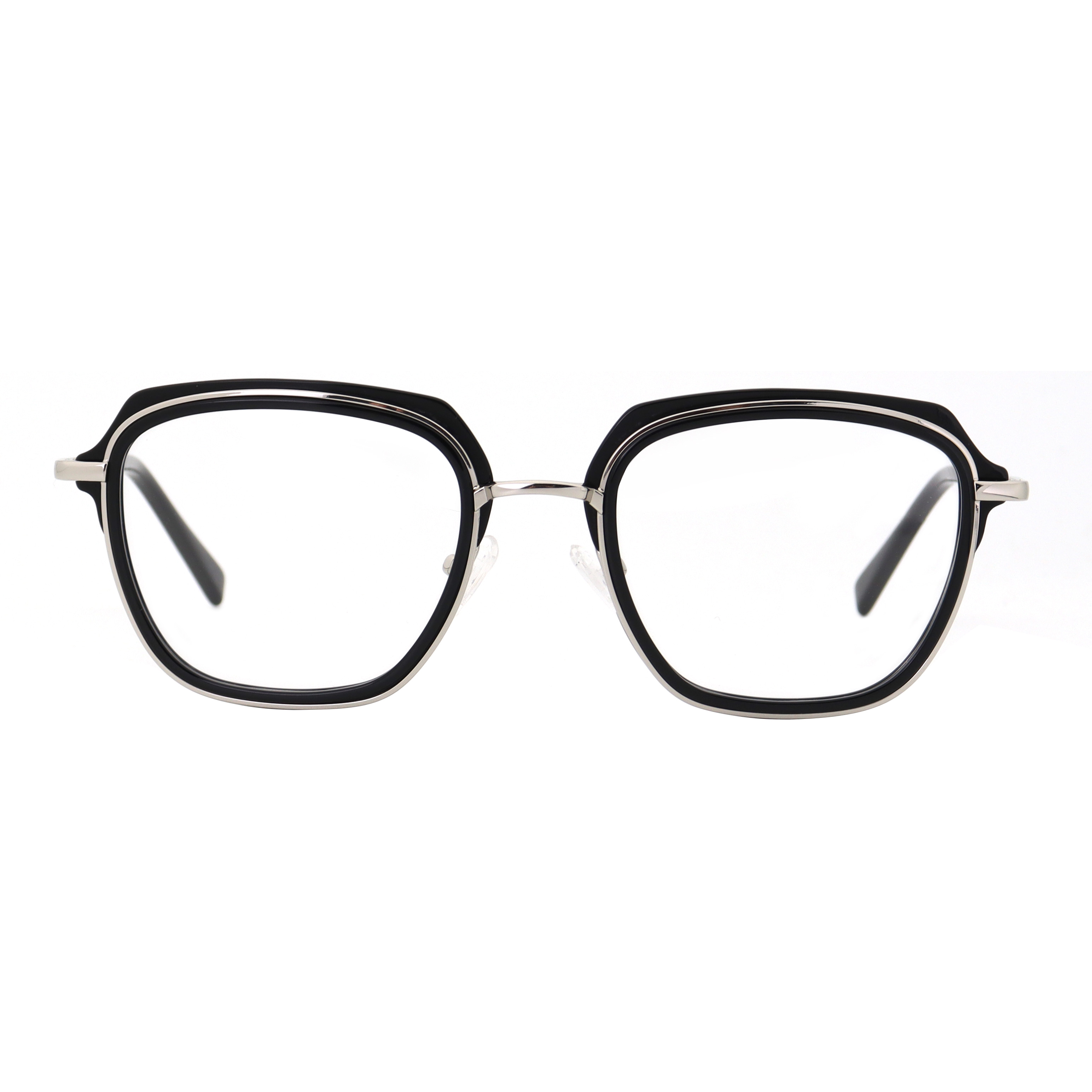 Fashion square shape eyewear in acetate and metal Featured Image
