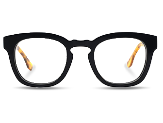 Gafas ópticas para homes de montura grosa de moda