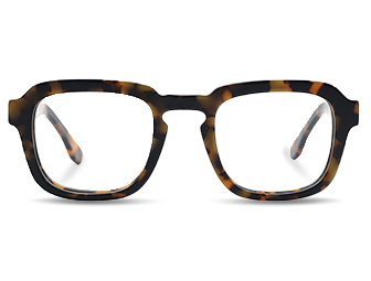 Men's thick frame glasses