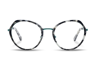 Unisex ümmargused atsetaadist prillid