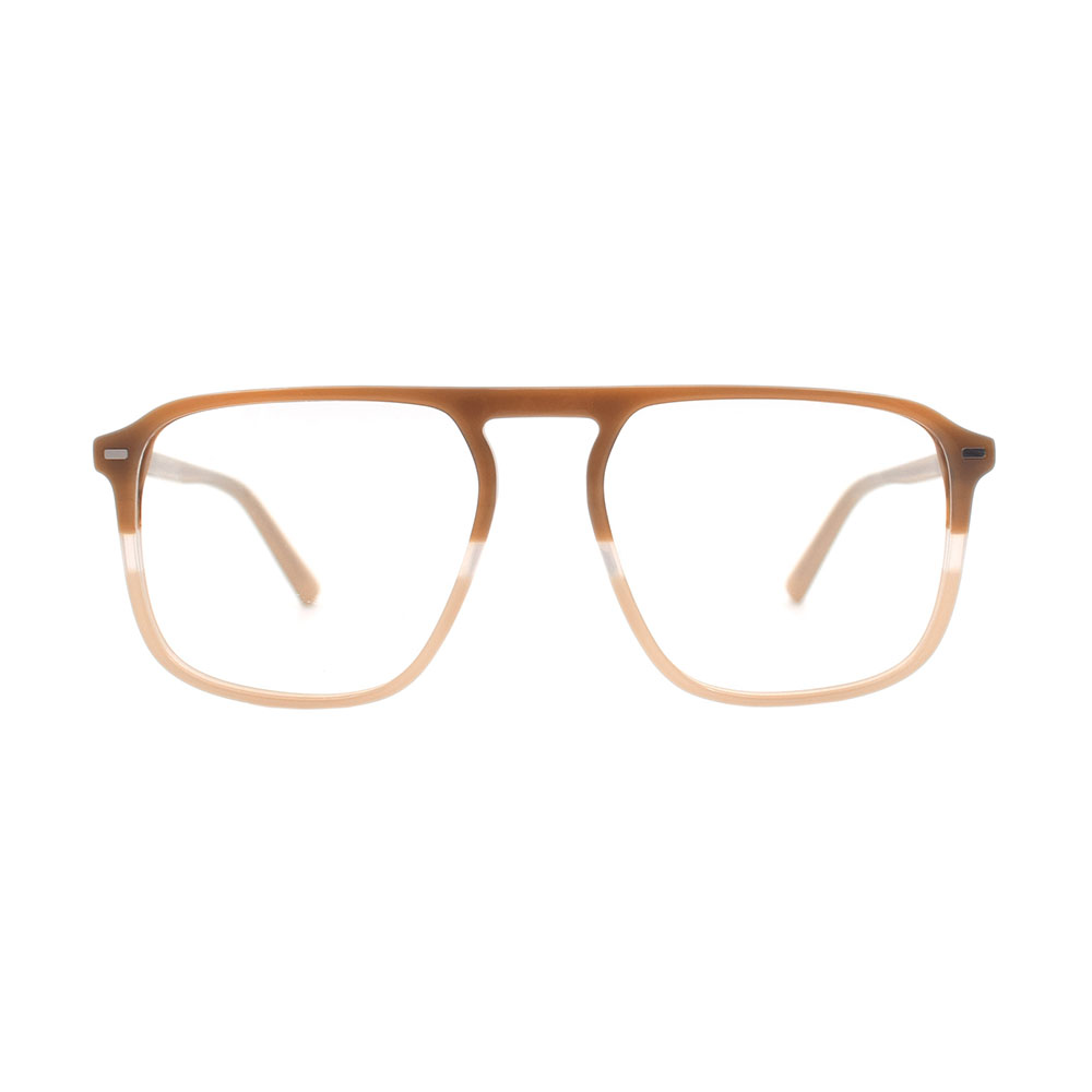 Men Acetate Oversized Square Eyewear Minimalism Nordic Type Frames