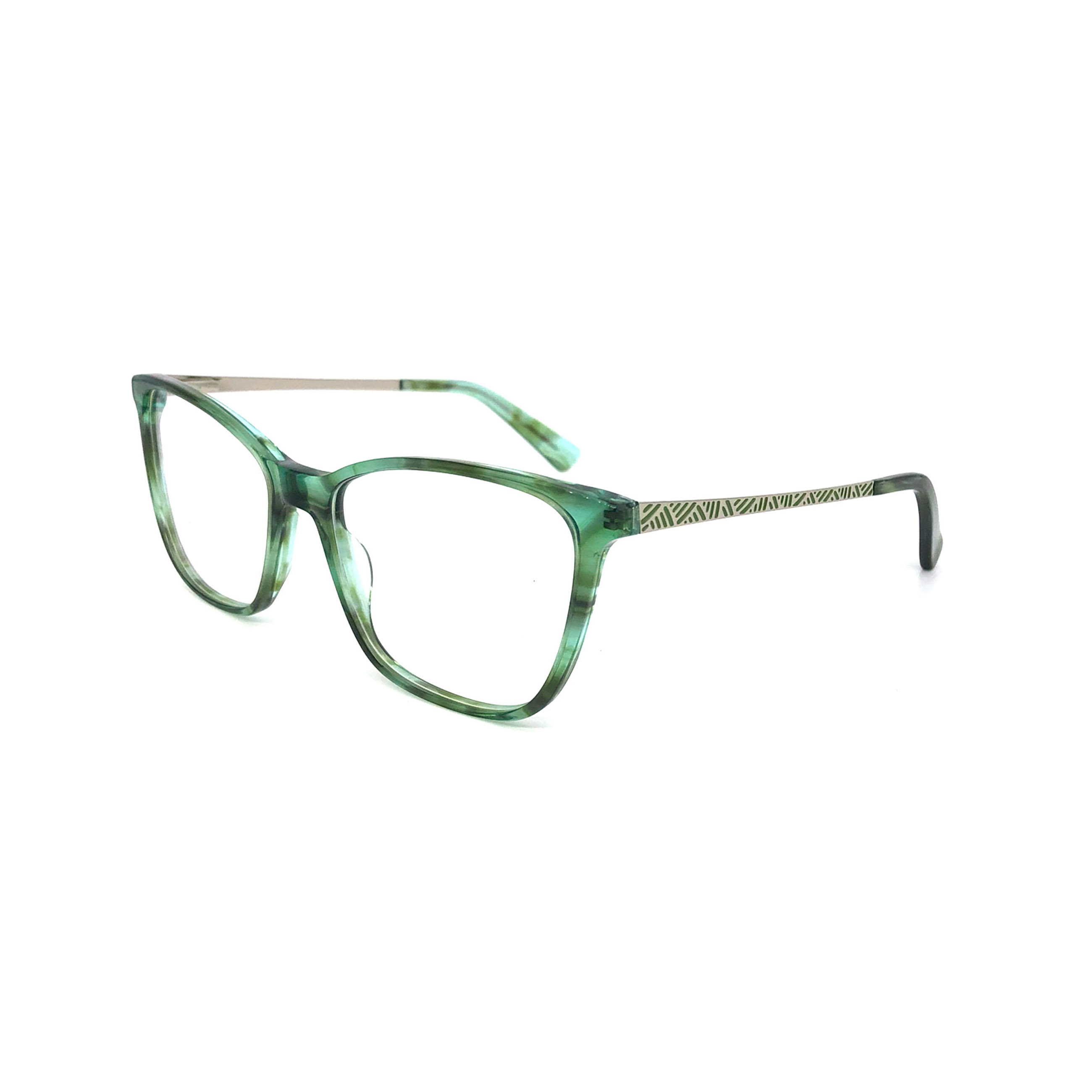 Women Iterated Retro Butterfly Eyeglasses With Acetate And Metal Combination