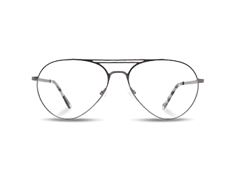 Kovové vintage pilotné okuliare Creative Unisex na predpis s celými obrubami