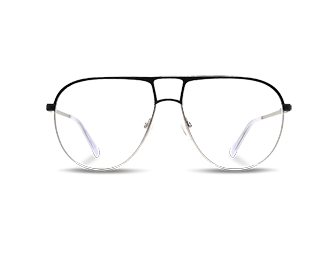 Unisex Pilot Eye Shape Hlau Anti Blue Light Glasses