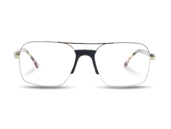 Men' Pilot Style Rectangle Optical Glasses Frame 