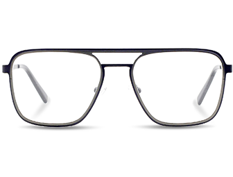 पुरुषांचे रेट्रो चौरस ऑप्टिकल चष्मा