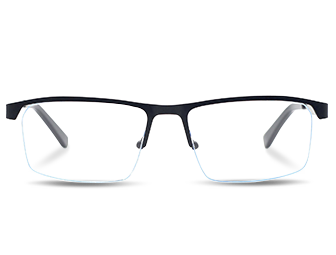 Men's square glasses