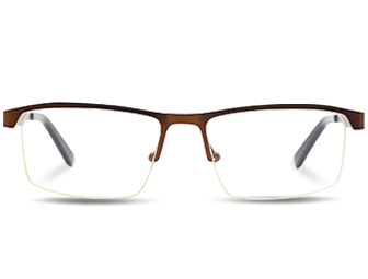 Men's square glasses