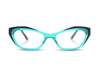 Ženské vintage acetátové brýle ve tvaru kočičích očí
