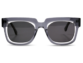 Klassiska tjocka solglasögon för män
