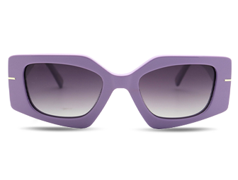 Weibliche lila Sonnenbrille