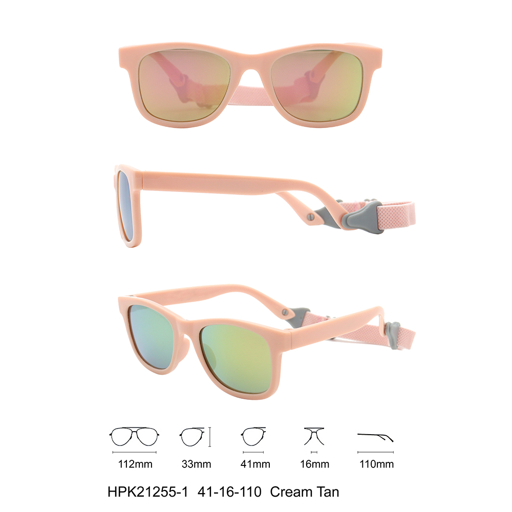 Kids wayfare plastic sunglasses with strap flexible